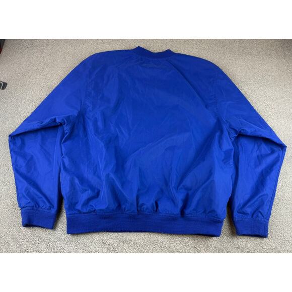 Vintage 1996 M&M Jacket Men's Medium Blue Embroidered Planet Mars Taiwan Made - Picture 2 of 10